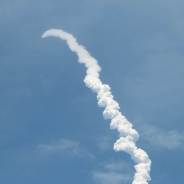 Vapor Trail Reflected In The Frog Pond